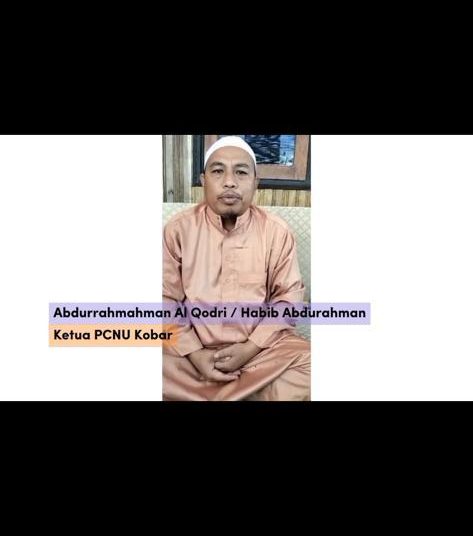 Ketua Pengurus Cabang Nahdatul Ulama (PCNU) Kabupaten Kotawaringin Barat (Kobar), Abdurahman Al Qodri